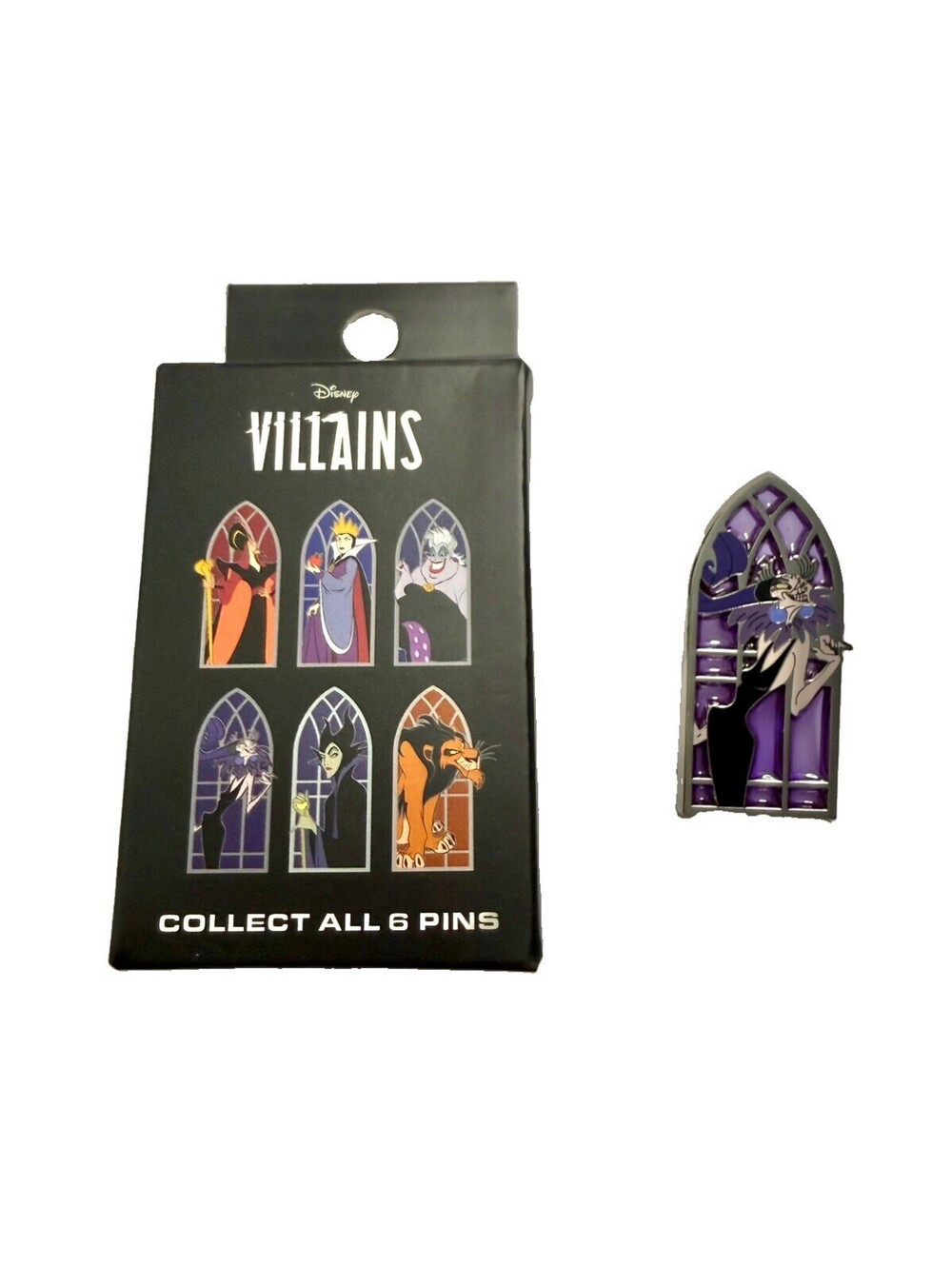 Disney Villains Stained Glass Blind Box Enamel Pin - Yzma